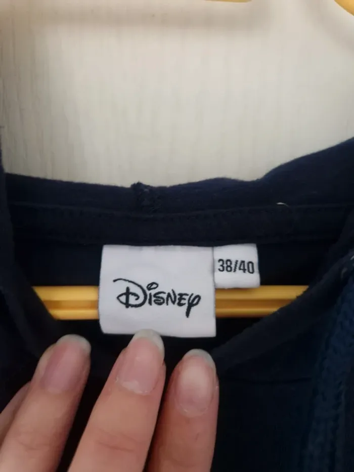 Haut de pyjama à capuche bleu marine minnie disney femme M/38 - photo numéro 3