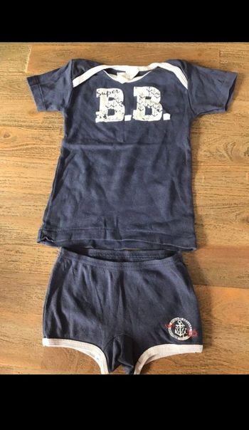 Maillot de corps et caleçon 18 mois