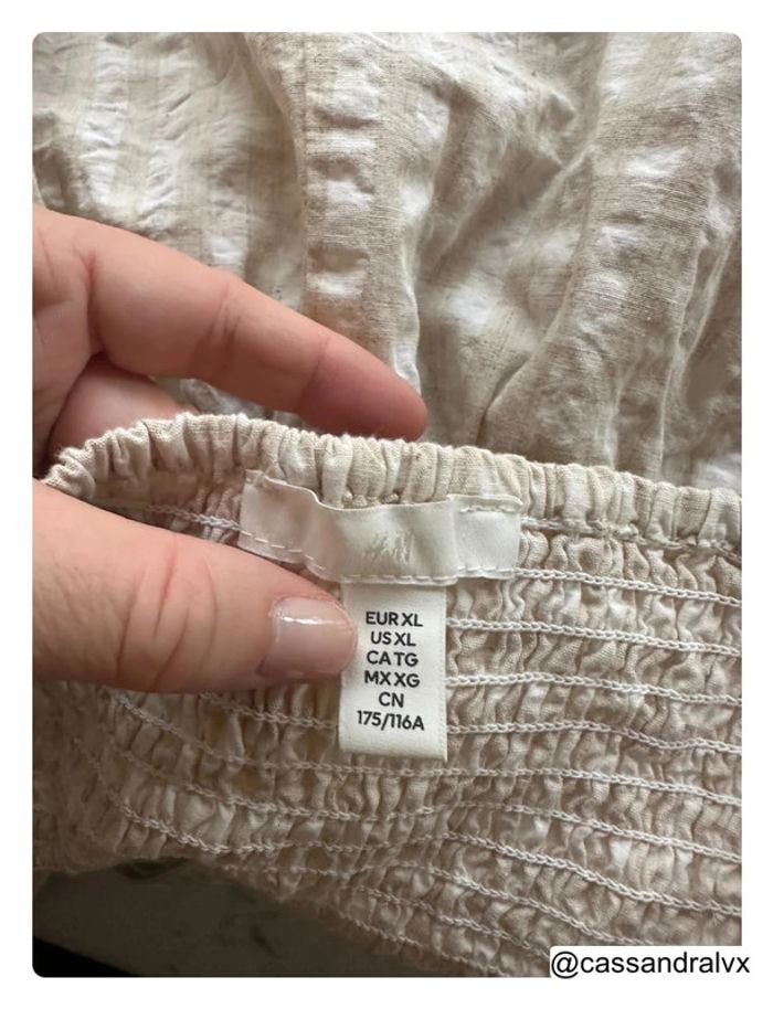 Robe beige - H&M - photo numéro 3