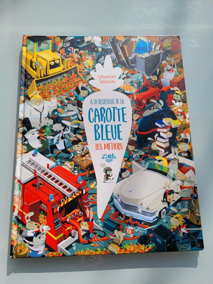 Très grand livre À la recherche de la carotte bleue 🥕 Les métiers, little urban (63) - photo numéro 2