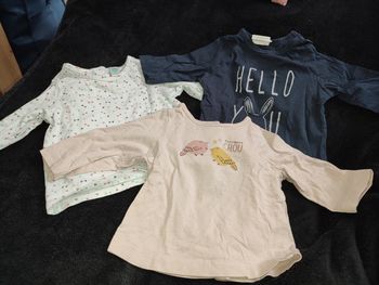 Lot de 3 t shirt manche longue