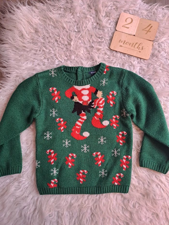 Pull de Noël kiabi 24 mois