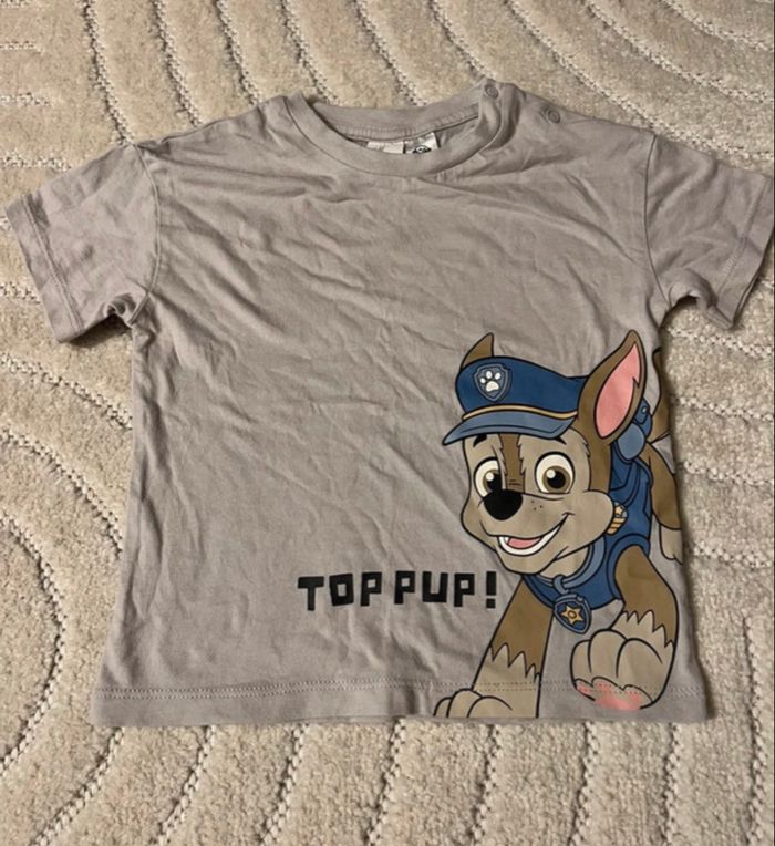 T-shirt H&M Pat’Patrouille 18-24 mois