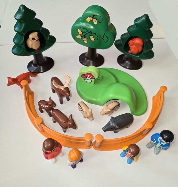 123 playmobil les animeaux de la forêt 6772 complet avec boite - photo numéro 2