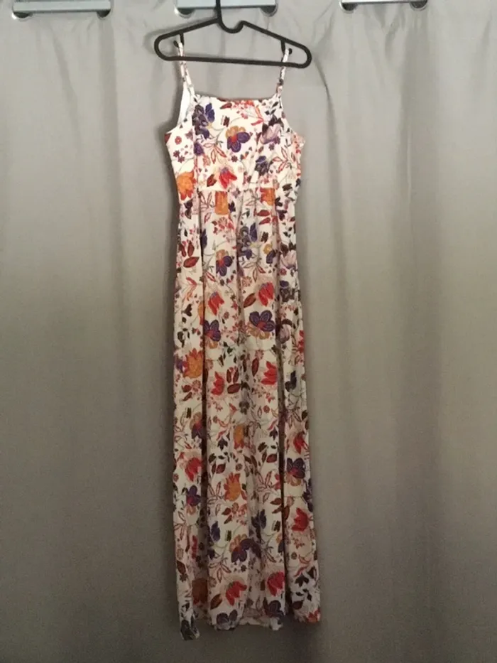 Robe longue florale, T36, la halle - photo numéro 2