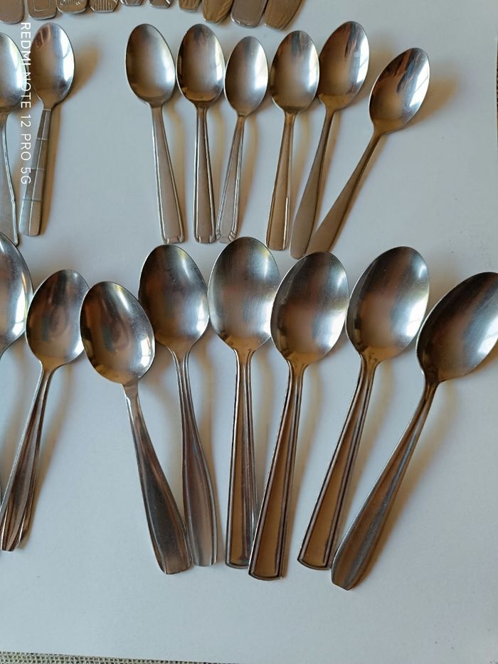 Couverts inox x36 ( cuillères et fourchettes) - photo numéro 8