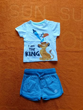 Short + tee-shirt 3 mois