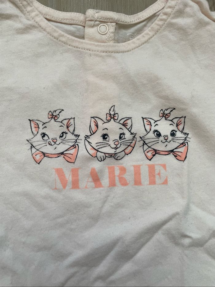 Tee shirt Kiabi Marie rose pale 18 mois - photo numéro 3