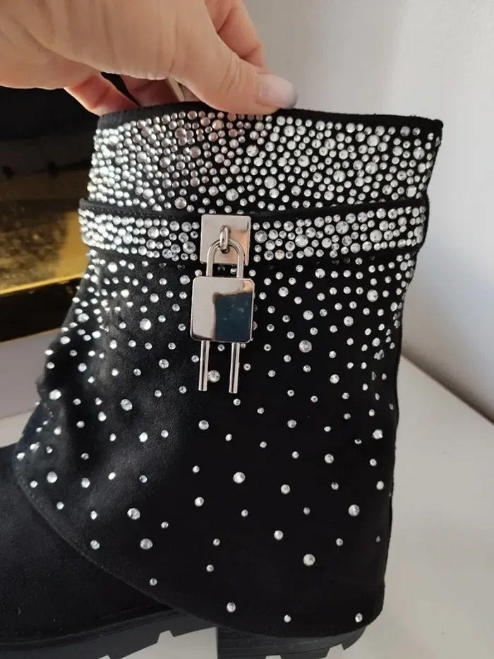 Bottines strass femme - photo numéro 3