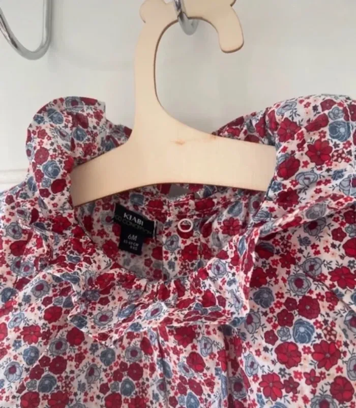 Blouse fleurir manche courtes - Neuf - photo numéro 3