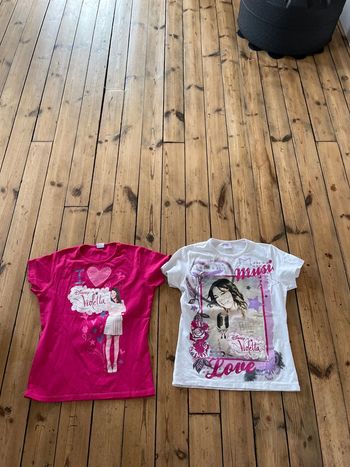 Lot de deux T-shirts, Violetta 12 ans