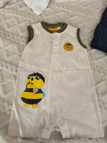 Combishort été drôles de petites bêtes