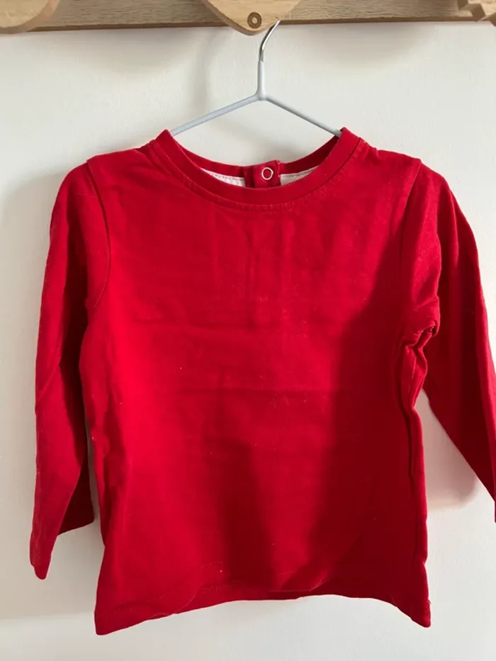 Lot de 3 t-shirt manches longues - 18 mois - photo numéro 4