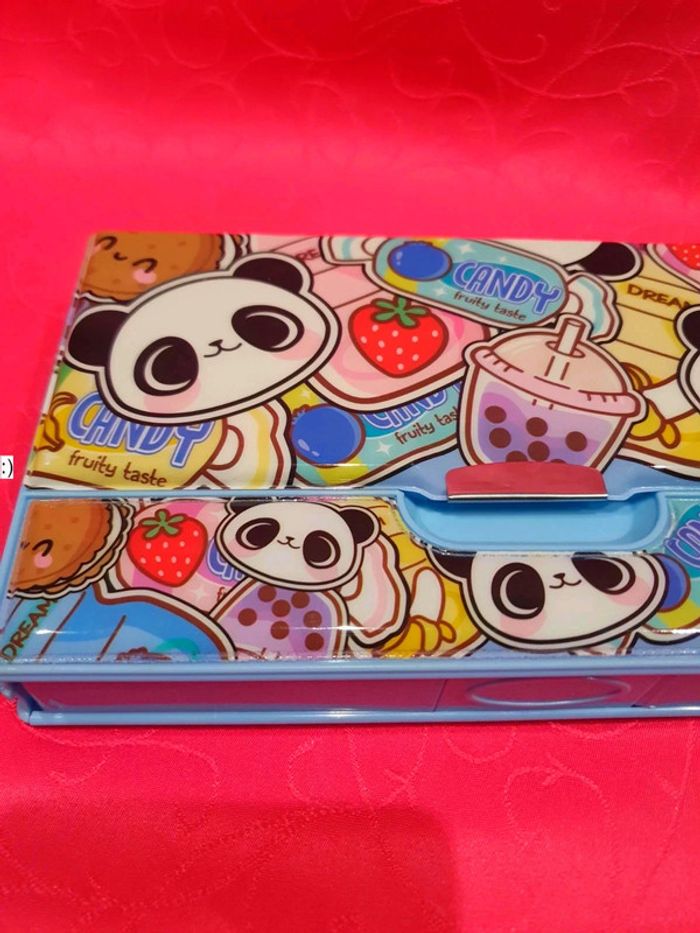 Trousse crayons rigide panda - photo numéro 6