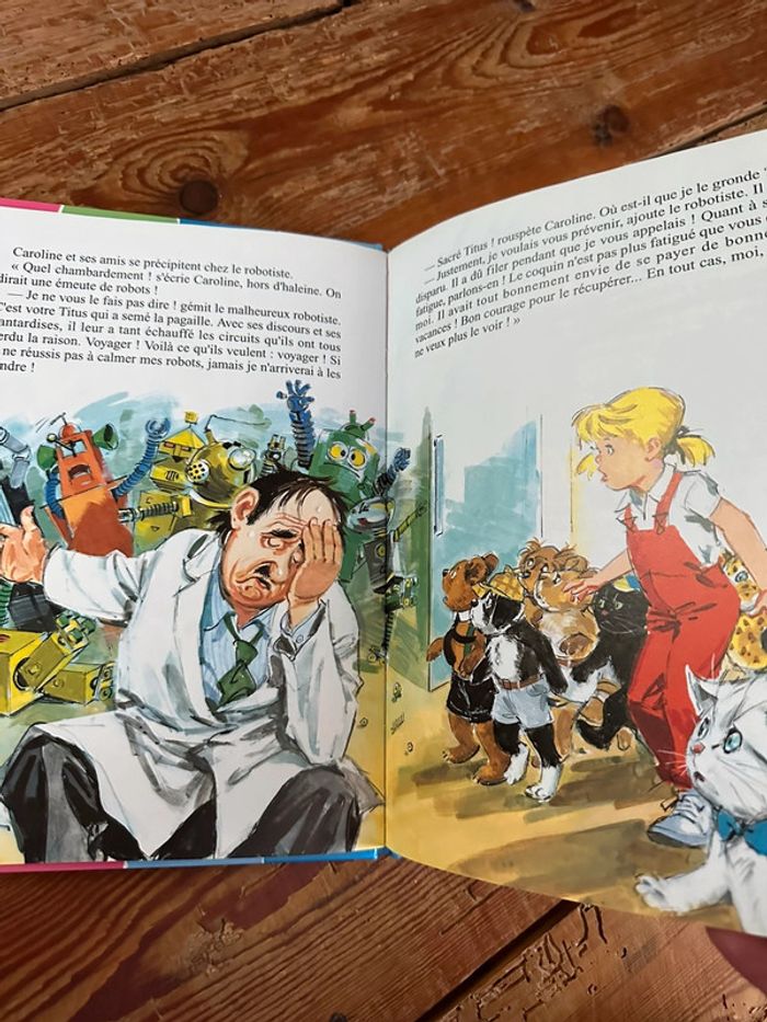 Caroline et les vacances de Titus couleurs multicolore Pierre Probst livre bd - photo numéro 3