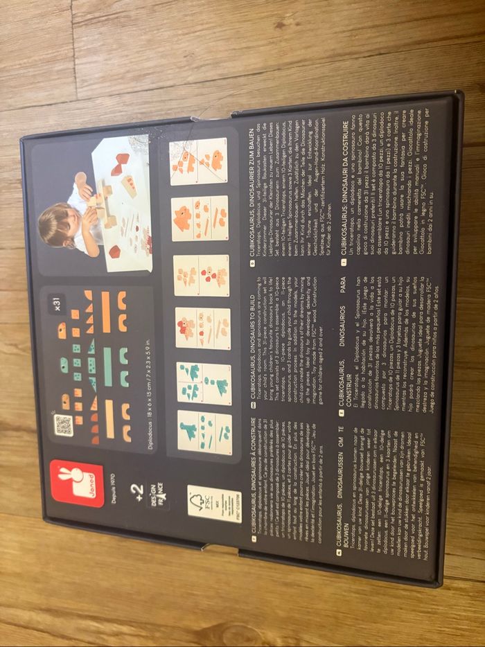 Jeu de construction dinosaures Janod - photo numéro 2