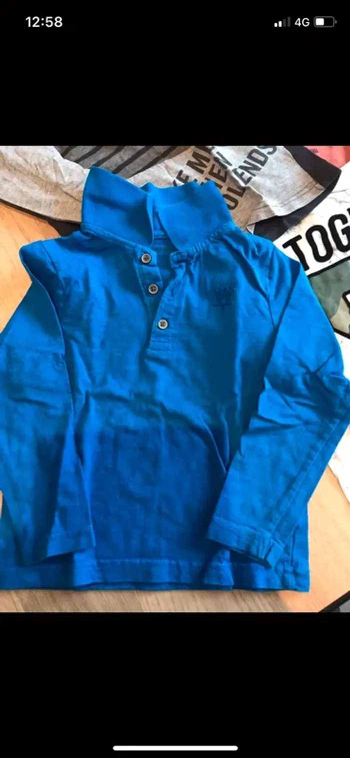 Lot de 5 t-shirt manches longues taille 5 ans - photo numéro 2