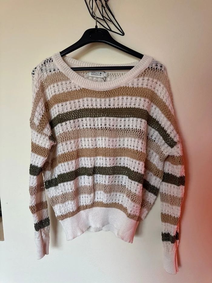 Pull a rayures hiver - photo numéro 2