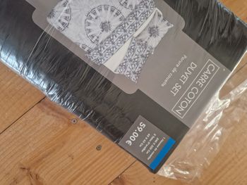 Housse de couette + taie d'oreiller