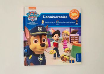 Livre paw patrol l'anniversaire