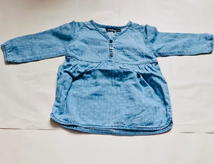 2 robes manches longues 12 mois - photo numéro 3