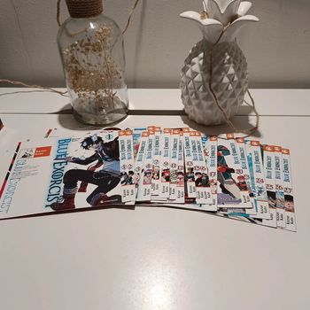 Manga blue exorcist jaquettes Crunchyroll tomes 1 à 27