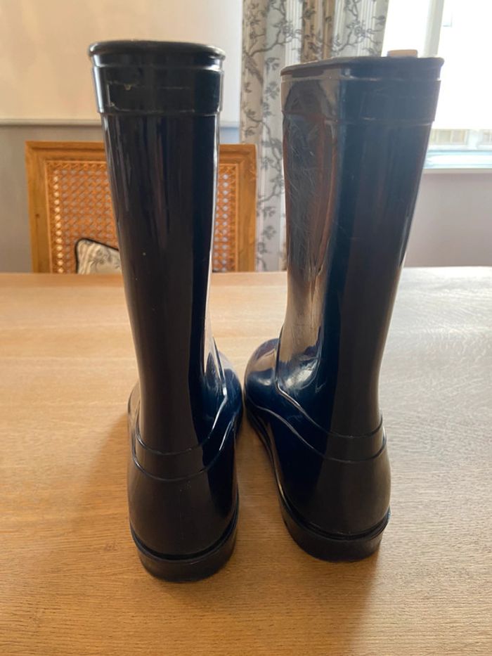 Trappeur Bottes De Pluie Bleu Marine Bottes En Caoutchouc Mixtes