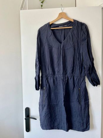 Robe Ekyog 42 bleue foncé cupro