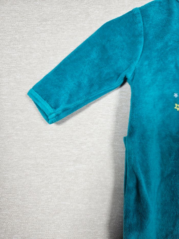 Pyjama velour dinosaures kiabi 3 mois 56-62cm - photo numéro 3