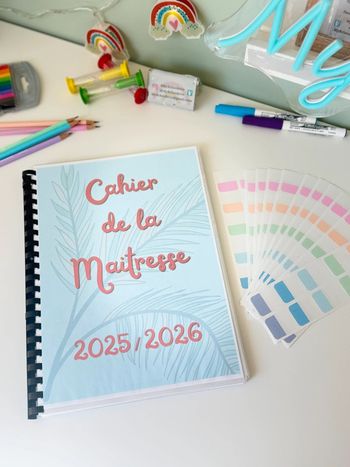 Cahier / Journal de bord enseignant +300 pages PDF