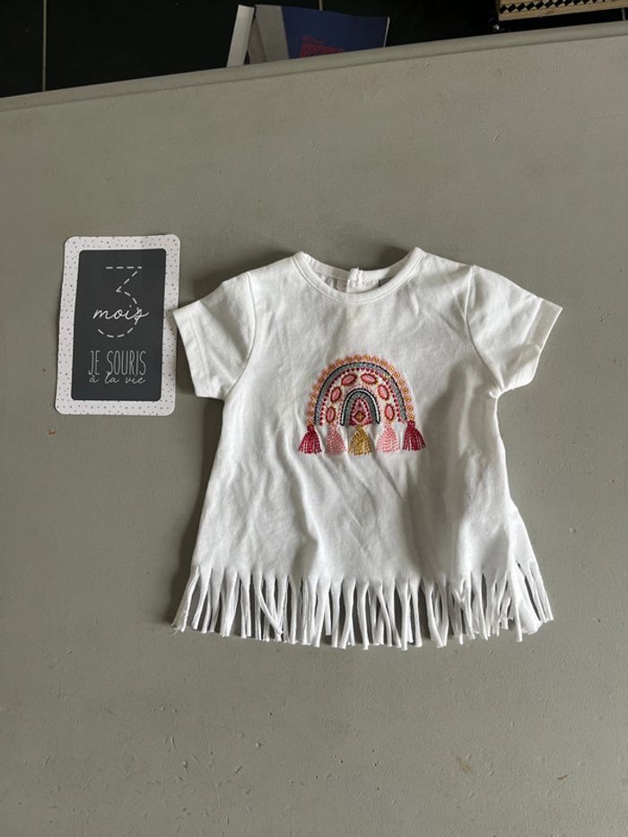 Tee shirt lances courtes