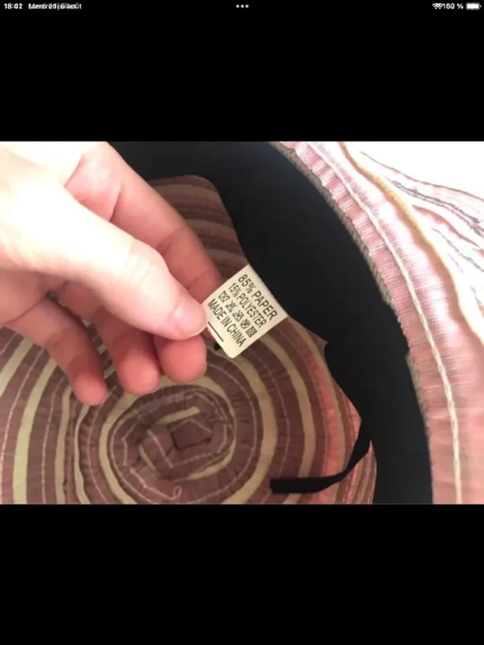 Chapeau mauve violet taille unique neuf avec étiquettes - photo numéro 7