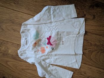 T-shirt manches longues blanc Gémo - 3 ans