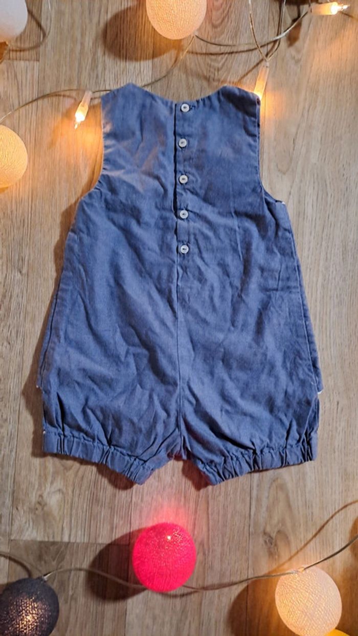 Barboteuse Jacadi mixte taille 12 mois bleu/jean - photo numéro 2