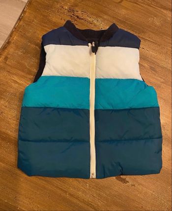 Belle doudoune sans manche Jacadi réversible