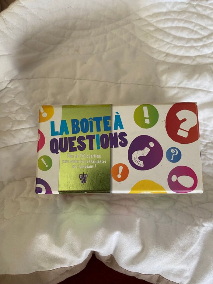 Jeu la boîte à questions
