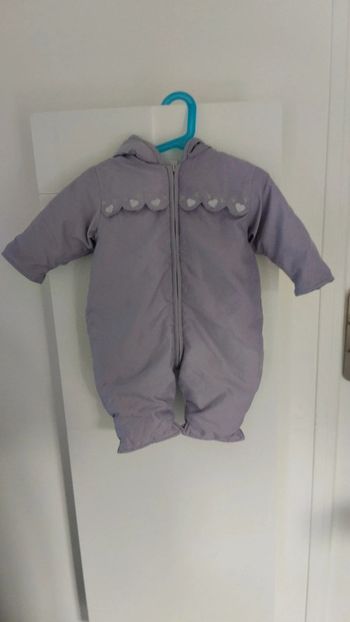 Combinaison chaude bébé fille