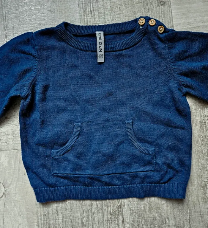 Chemise et pull garçon 12 mois - photo numéro 3