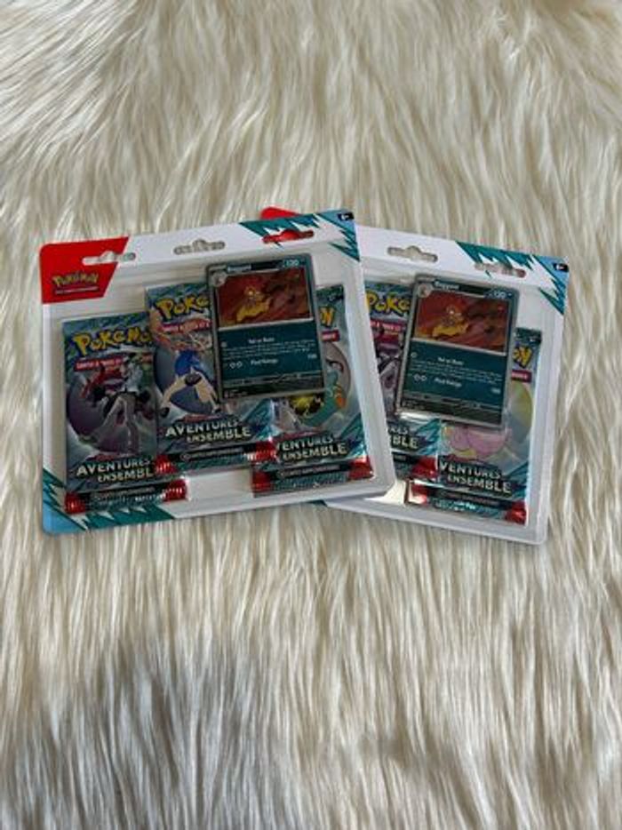 Lot de 2 Tripack Pokémon Aventures Ensemble - EV9 - FR - (Neuf/Scellé)