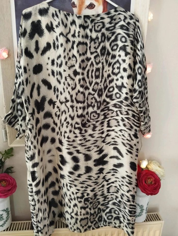 🐆Robe Légère Satin Imprimé Léopard Zara T36/38🐆 - photo numéro 17