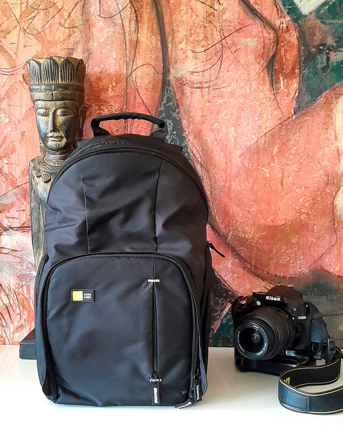 Sac à dos noir pour appareil photo