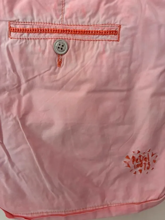 Short jeans rose effet délavé, taille 164 (14 ans), Petrol Industries. - photo numéro 8