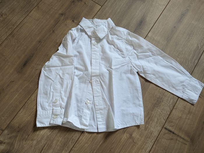 Chemise blanche manches longues 3 ans