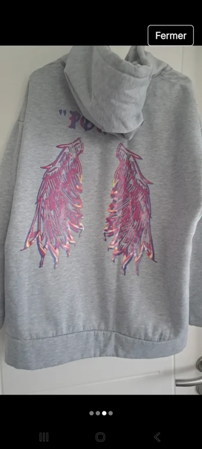 Sweat capuche Shein S - photo numéro 3