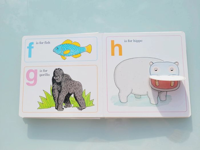 Livre imagier animé de flaps en anglais ; 🦥 ABC Zoo 🐼 - photo numéro 7
