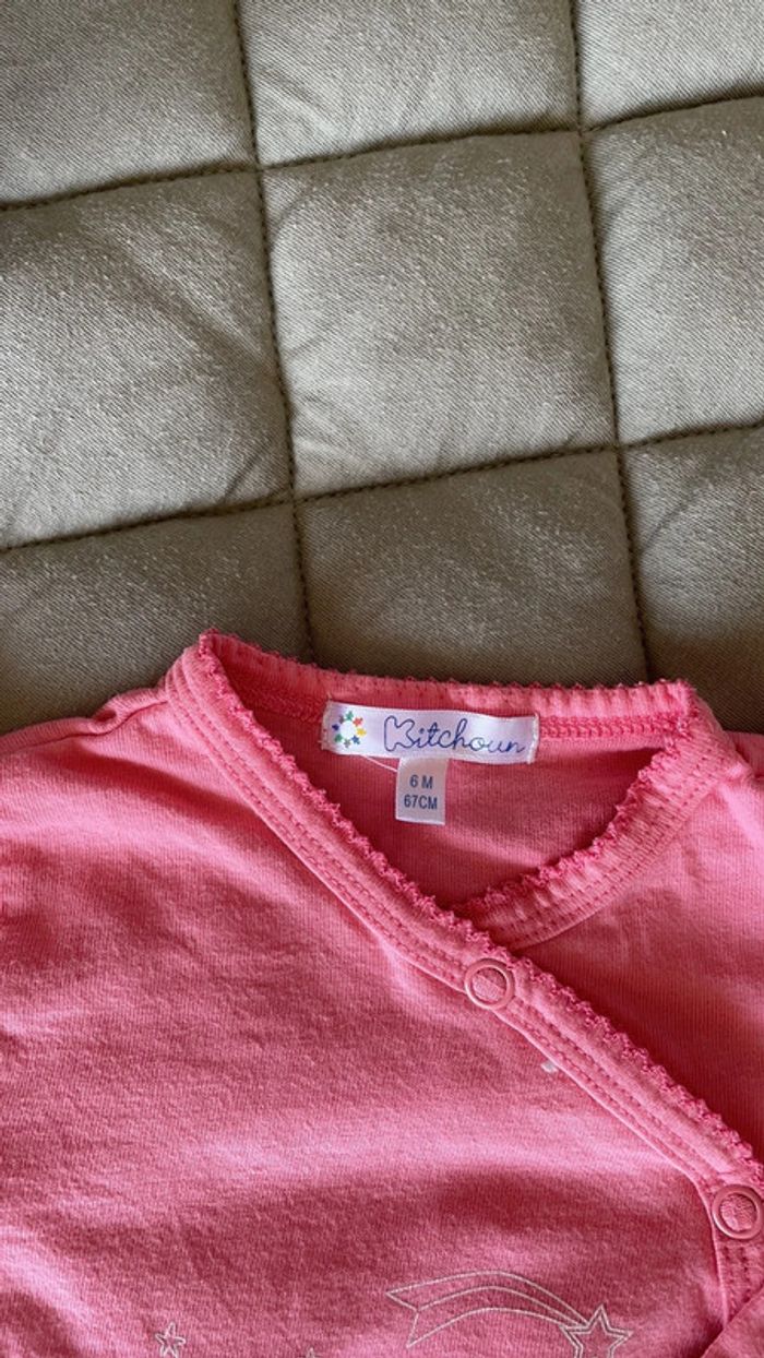 Lot de 2 Pyjamas léger coton 6 mois - photo numéro 4