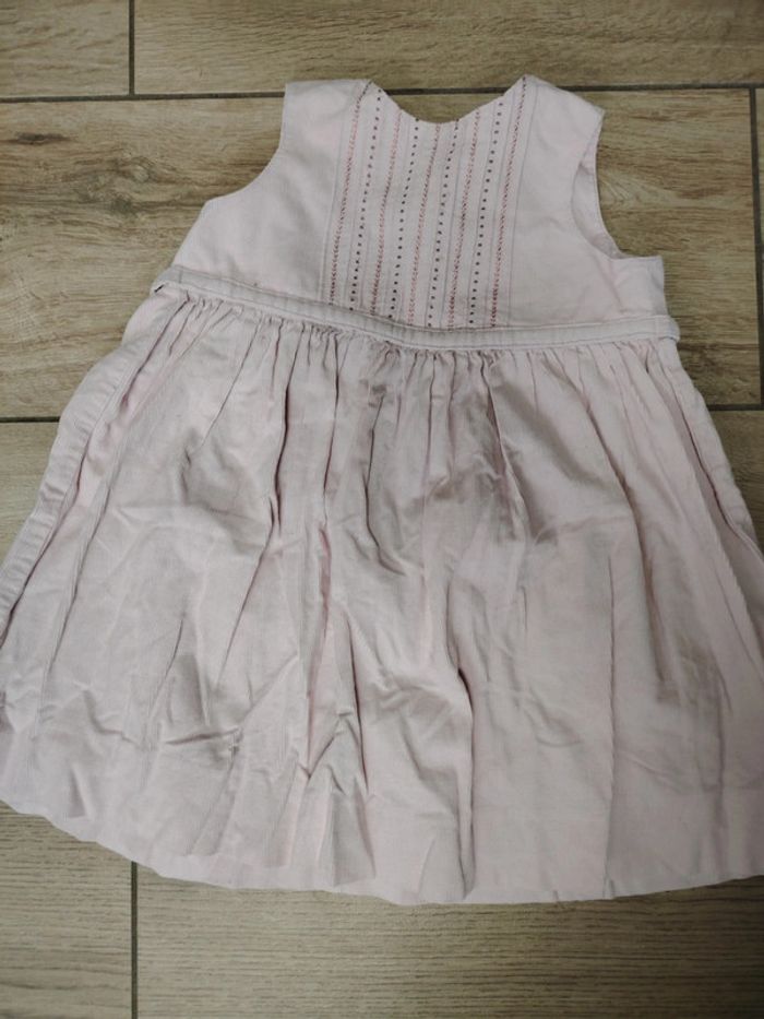 Robe rose clair 12 mois cyrillus