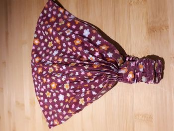 Bandeau fichu PPMC à fleurs