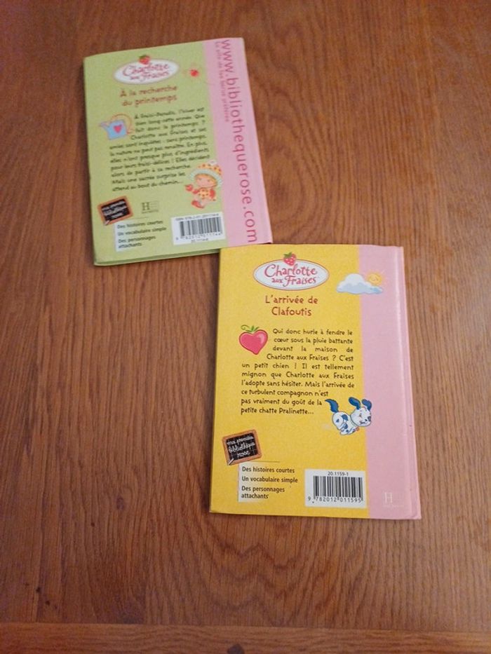 Lot de 2 livres Charlotte aux fraises - photo numéro 2