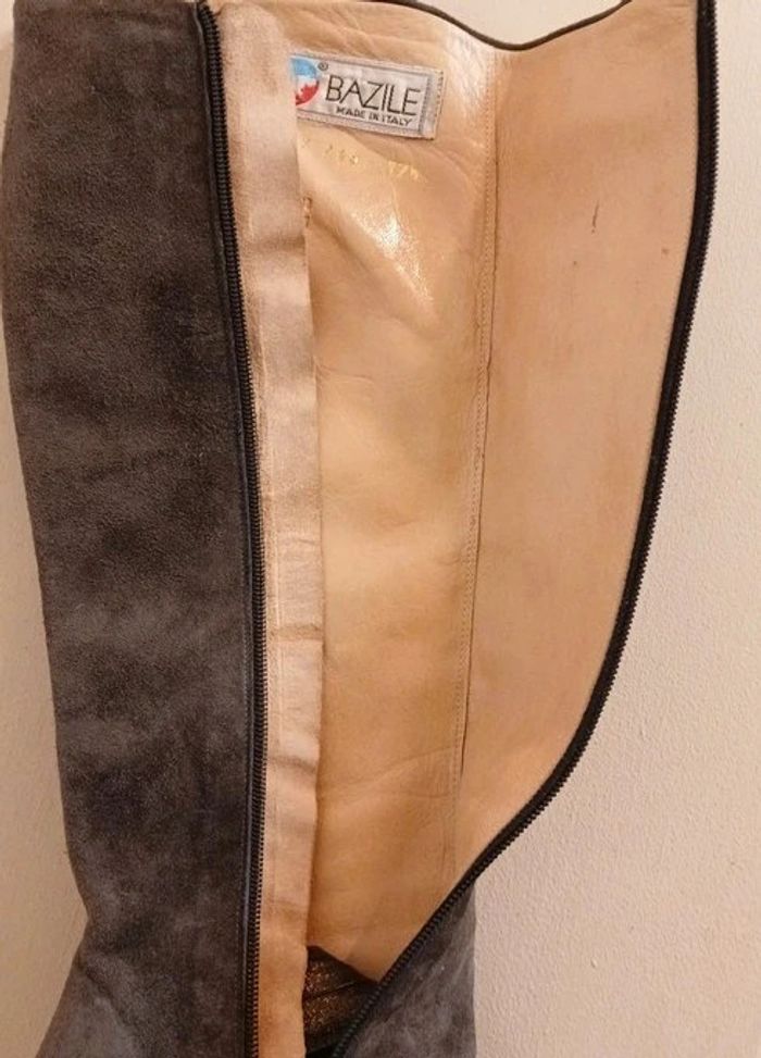đ€ Bottes en daim Bazile â Made in Italy â T. 37,5 â TrĂšs bon Ă©tat - photo numĂ©ro 17